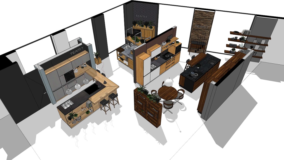 Holzwohnträume Team7 Küchen Showroom Planung
